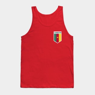 Cameroon Flag Emblem Tank Top